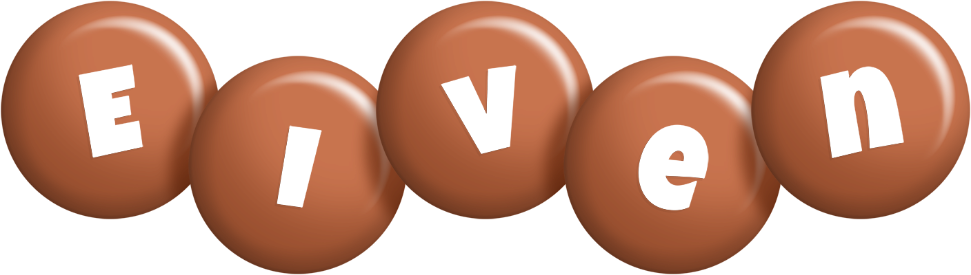 Eiven candy-brown logo