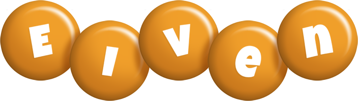 Eiven candy-orange logo