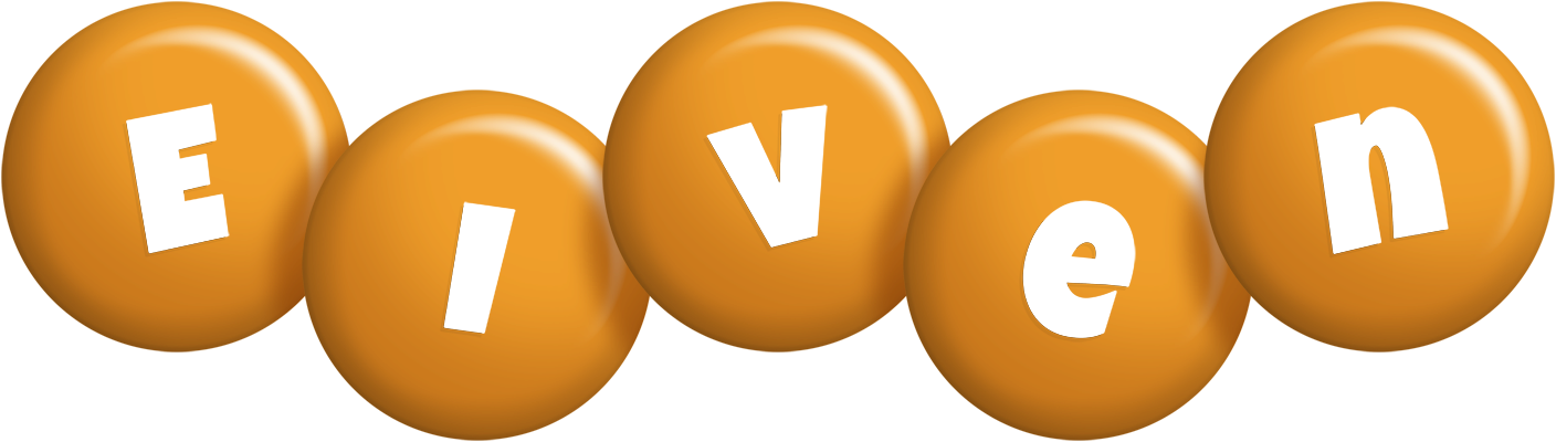 Eiven candy-orange logo
