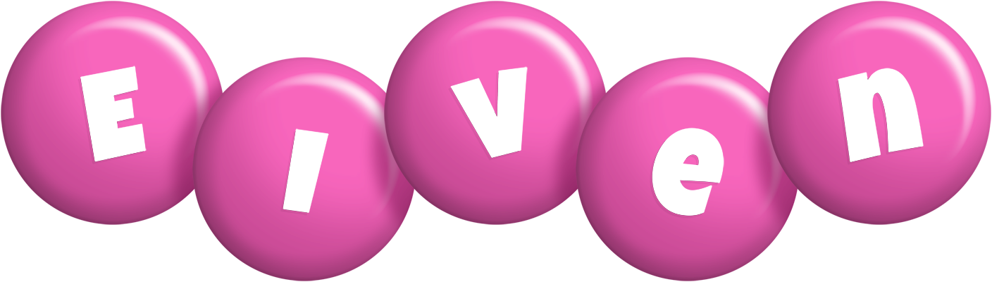 Eiven candy-pink logo