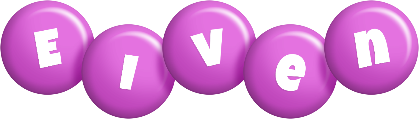 Eiven candy-purple logo