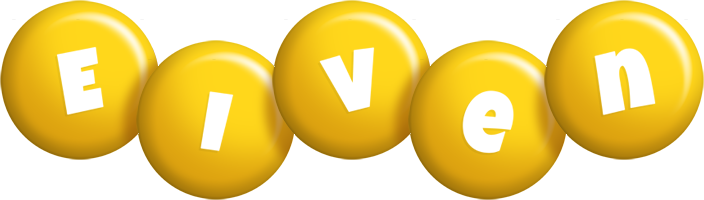 Eiven candy-yellow logo