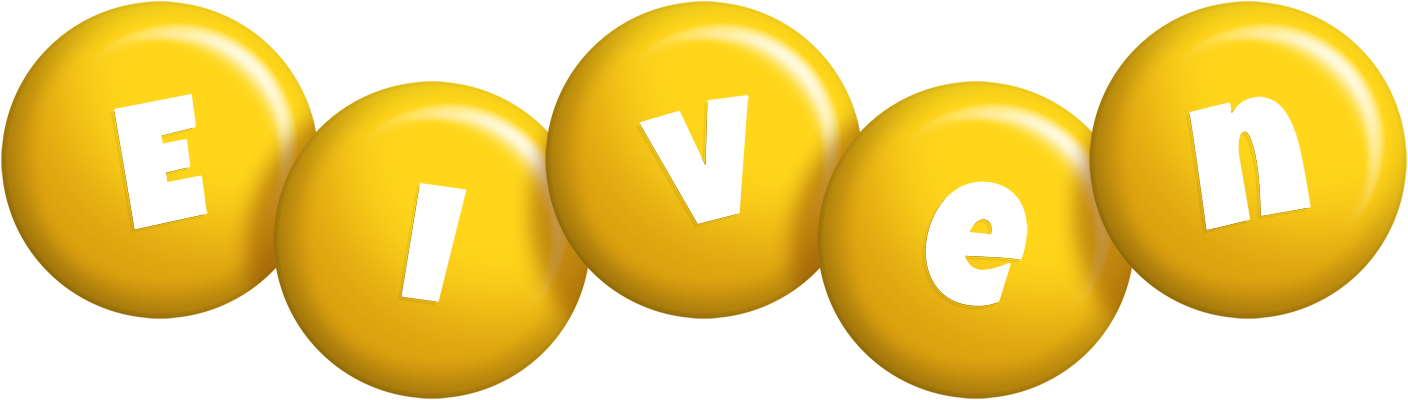 Eiven candy-yellow logo