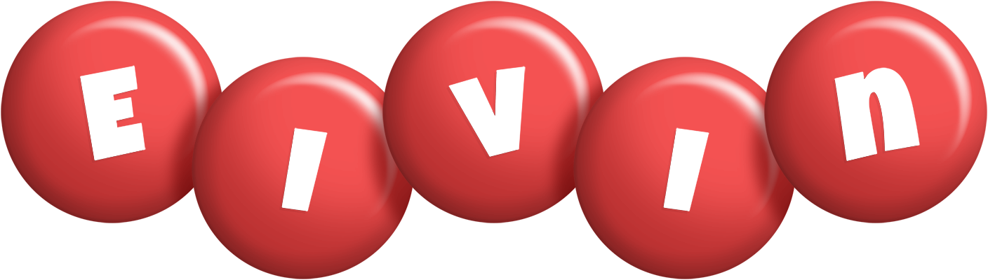 Eivin candy-red logo