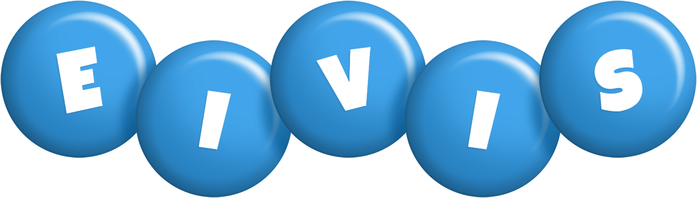 Eivis candy-blue logo