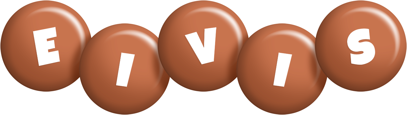 Eivis candy-brown logo
