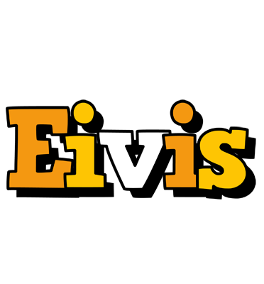 Eivis cartoon logo