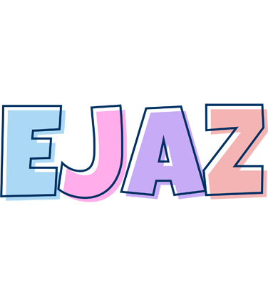 Ejaz pastel logo