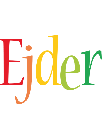 Ejder birthday logo
