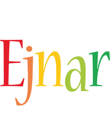 Ejnar birthday logo