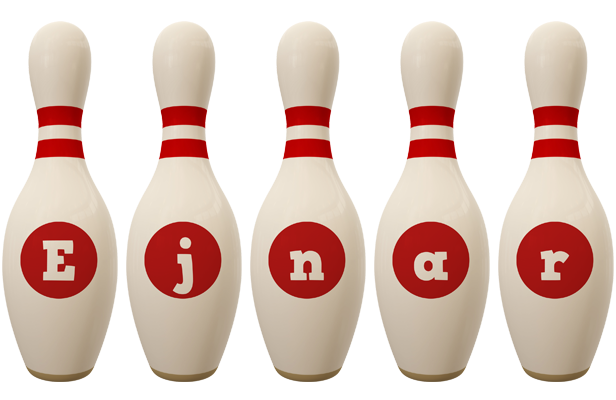 Ejnar bowling-pin logo
