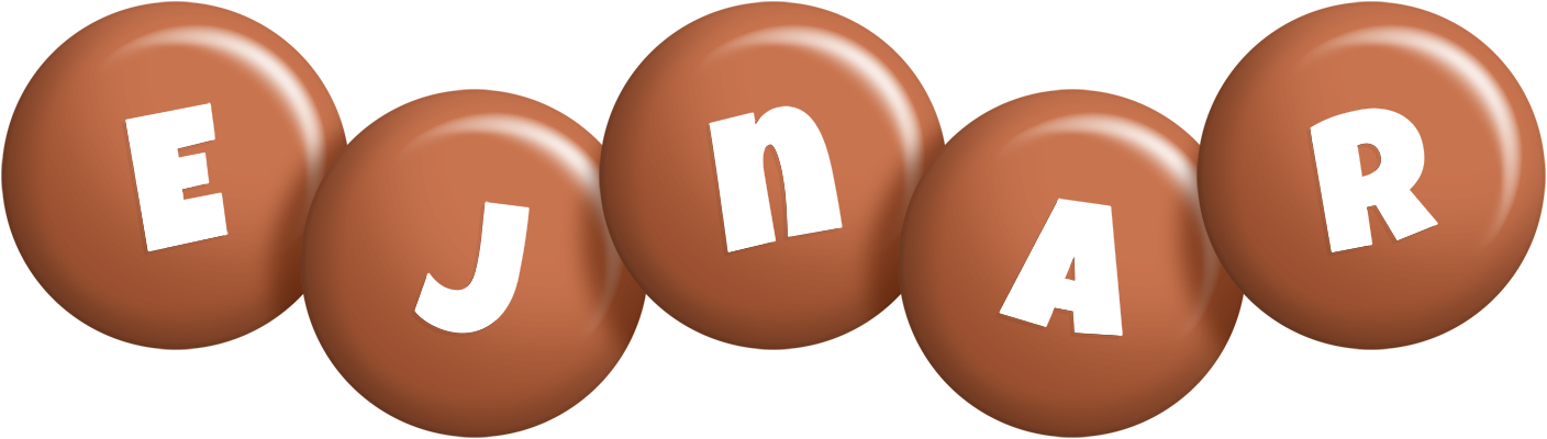 Ejnar candy-brown logo