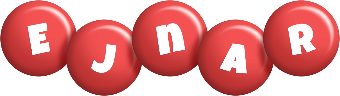Ejnar candy-red logo