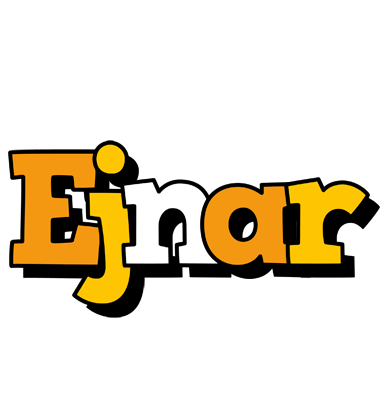 Ejnar cartoon logo