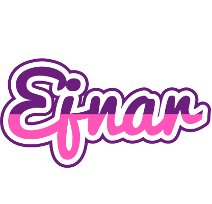 Ejnar cheerful logo
