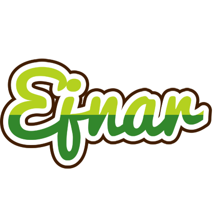 Ejnar golfing logo