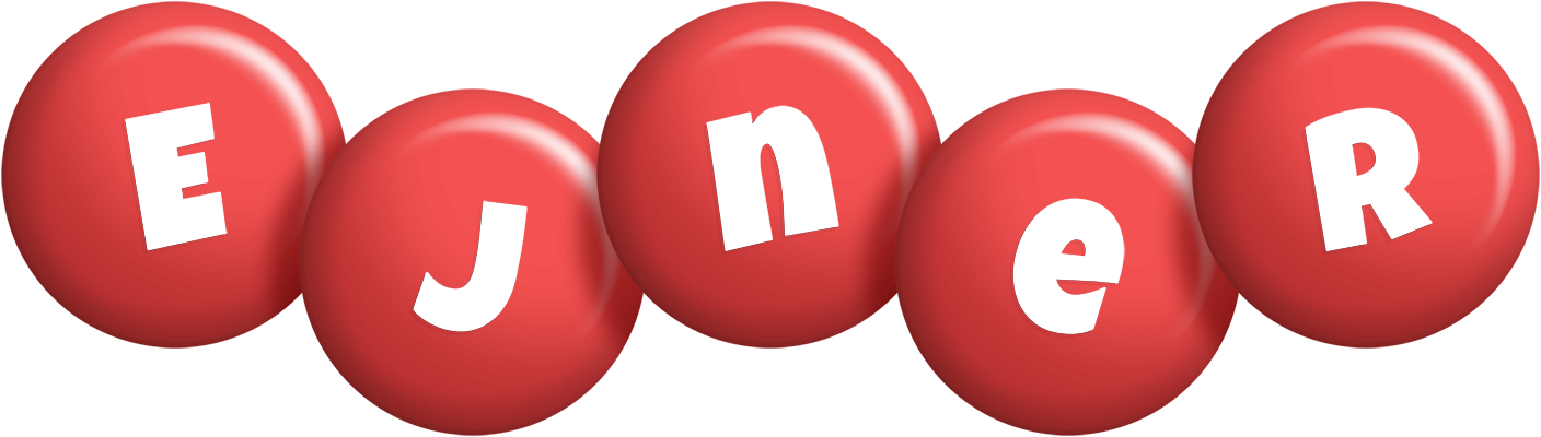 Ejner candy-red logo