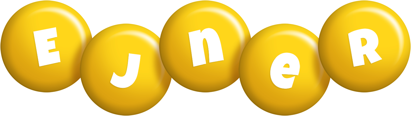 Ejner candy-yellow logo