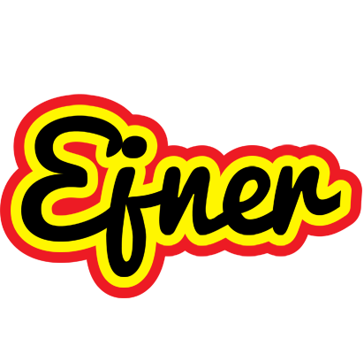 Ejner flaming logo