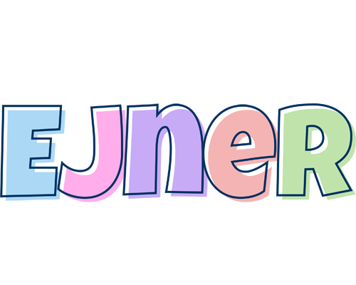 Ejner pastel logo