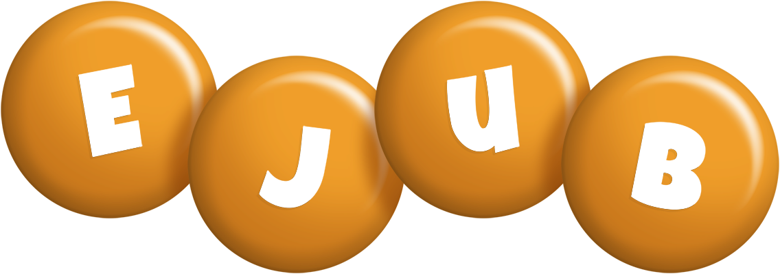 Ejub candy-orange logo