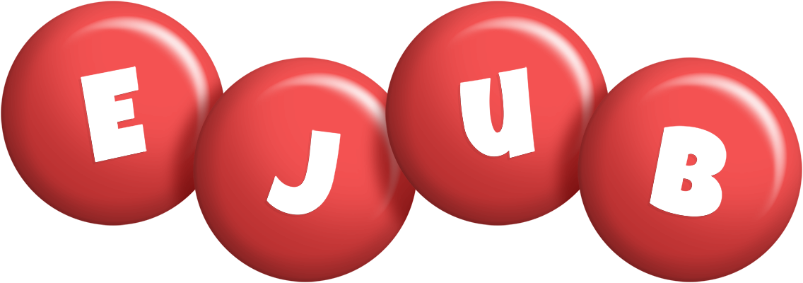 Ejub candy-red logo