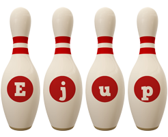 Ejup bowling-pin logo