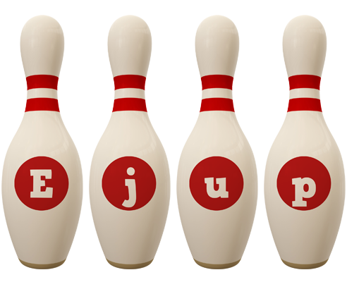 Ejup bowling-pin logo