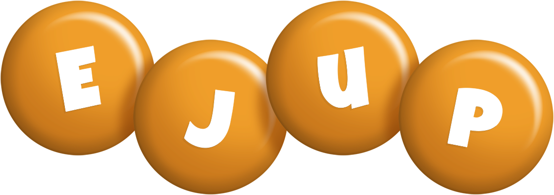 Ejup candy-orange logo
