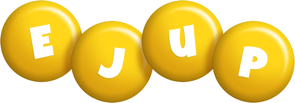 Ejup candy-yellow logo
