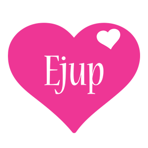 Ejup love-heart logo