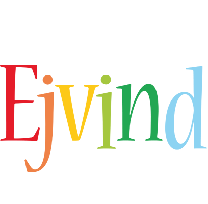 Ejvind birthday logo