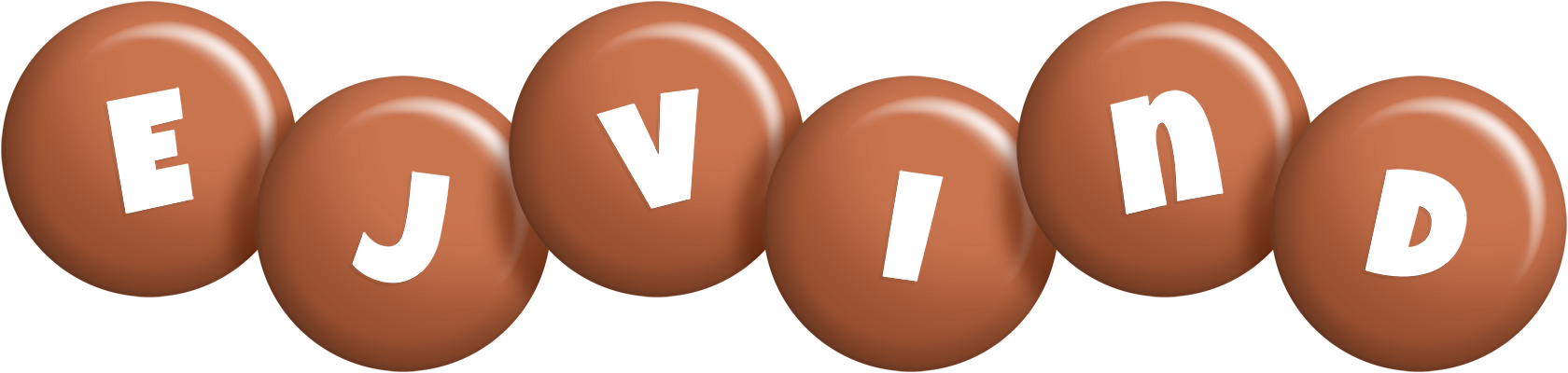 Ejvind candy-brown logo