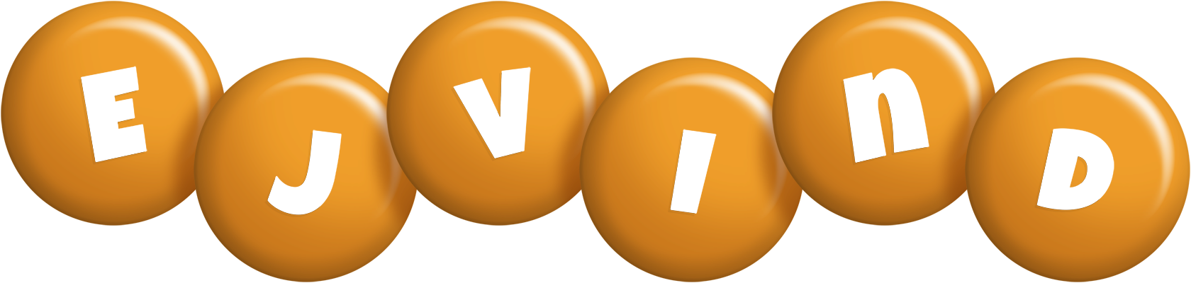 Ejvind candy-orange logo