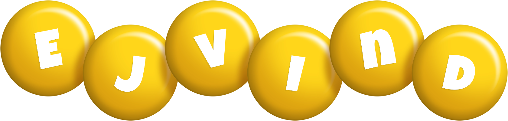 Ejvind candy-yellow logo