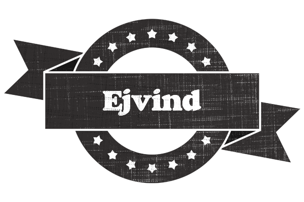 Ejvind grunge logo