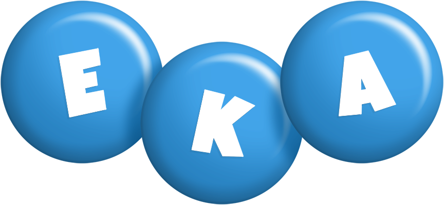 Eka candy-blue logo