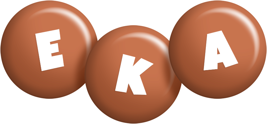Eka candy-brown logo