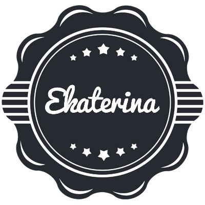 Ekaterina badge logo