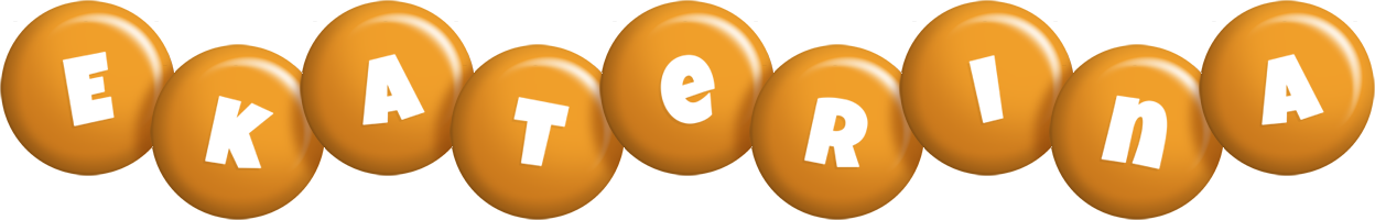 Ekaterina candy-orange logo