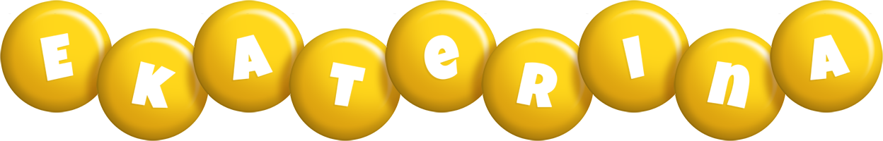 Ekaterina candy-yellow logo