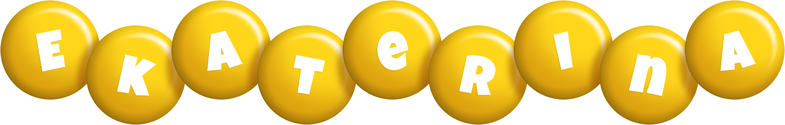 Ekaterina candy-yellow logo