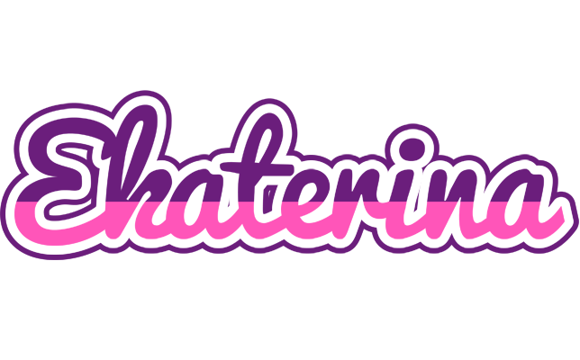 Ekaterina cheerful logo