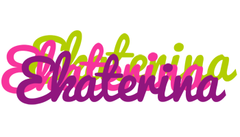 Ekaterina flowers logo