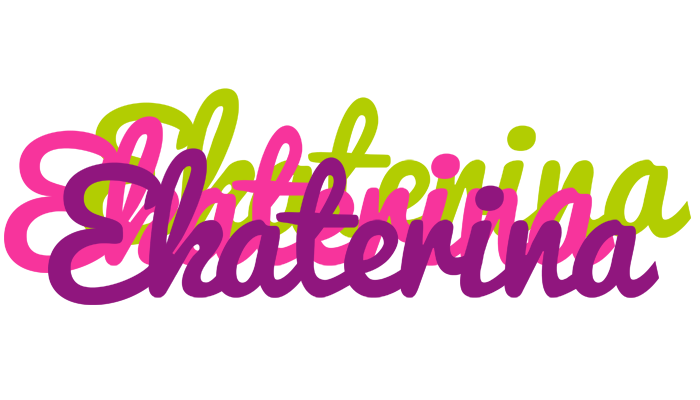 Ekaterina flowers logo