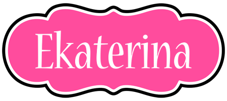 Ekaterina invitation logo