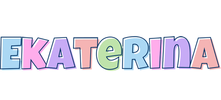 Ekaterina pastel logo