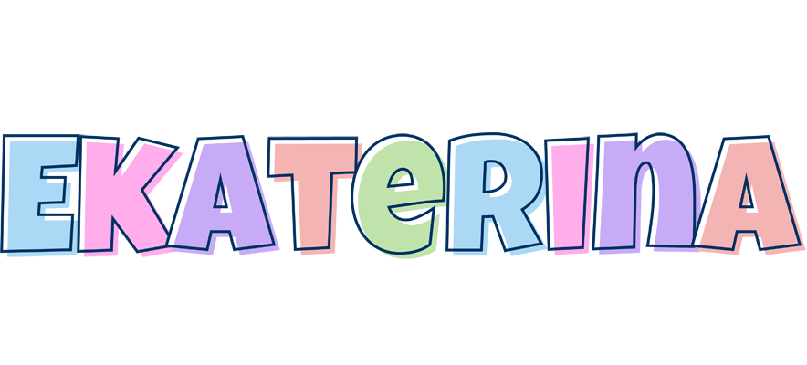 Ekaterina pastel logo