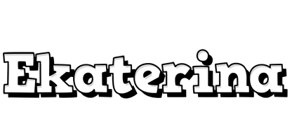 Ekaterina snowing logo