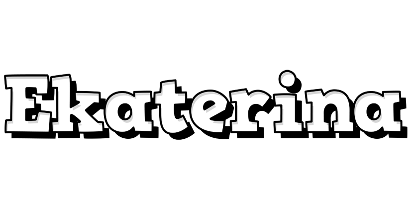 Ekaterina snowing logo
